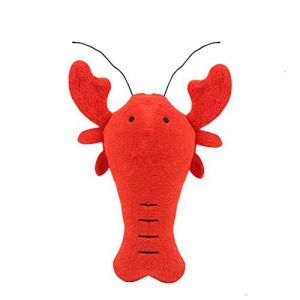 YYZLL Jouets Couinants pour Chien Jouet Peluche pour Chiens Chien en Peluche Dessin animé Homard Crabe en Forme de Chien Jouet grinçant interactif Chat Chiot Jouets Accessoires de Jeu,Homard Rouge (JiAnShiHaoYouTongXunYouXianGongSiassss, neuf)