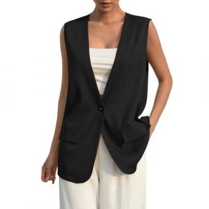 Blazers Femme Chic Et Elegant Ensemble Femme Chic Et Elegant Grande Taille Legere Cardigan Ete Veste Noire Tweed Blazers Rose Blanche Velours Vêtements 11#Noir 3XL (SHONTON, neuf)