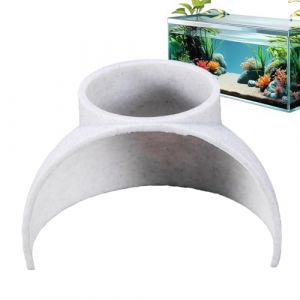 Poludatly Grottes d'aquarium, Tunnel de Poisson pour Aquarium, Tunnel Souterrain d'aquarium, Jouet d&eacute;coratif pour Aquarium, Grotte d'angle, Accessoires d'aquarium de crevettes, d&eacute;coration d'aquarium (xuanhuina, neuf)