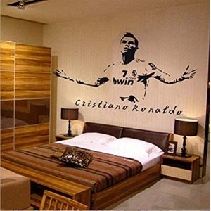 Art Stickers Muraux et Stickers Créatifs Muraux Sport C Ronaldo Ronaldo Real Madrid Football Athlétique Peinture 32 Cm * 59 Cm (qiqihaerqianshuangshangmaoyouxiangongsi, neuf)