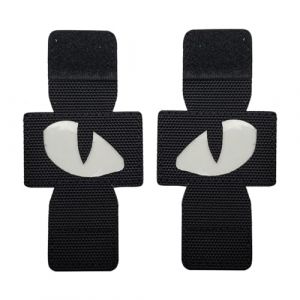 Patch De Chapeau D'yeux De Tigre - Patchs De Broderie Lumineux Patch Yeux De Chat, Soft Patch Portable Multipurpose Cat Eyes Patch Non Fading Pour Chapeau Vêtements Veste (Johkane, neuf)