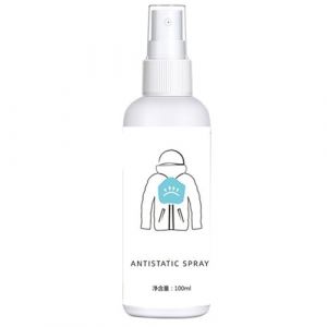 Spray Antistatique, Anti Static Spray,Sprays Antistatiques,100ml Sprays Antistatique Vêtements,Élimine Statique Vêtements,Pour Réduit L'électricité Statique Sur Les Textile,Voiture (Elliot  Ree, neuf)