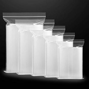 Sachets Plastiques Zip Sacs en Plastiques Transparents Refermables 400 Pi&egrave;ces Pochon Plastique Reutilisable (5 Tailles) (ANKKY, neuf)