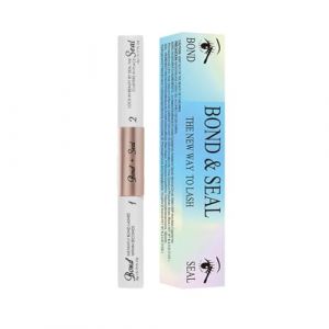 Lash And Seal Colle à cils 2 en 1 pour extensions de cils longue durée et forte adhérence individuelle pour auto-application à la maison Mascara grandiose (blanc, taille unique) (CHENQitore, neuf)