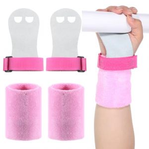 Ensemble de poignées de gymnastique pour filles, jeunes enfants, poignées de gymnastique, gants de gymnastique, barre de protection de la paume, support de poignet pour enfants, accessoires de sport (Suzaihuu, neuf)
