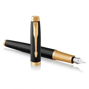 Parker IM stylo plume | noir premium | pointe fine | coffret cadeau (Famica FR, neuf)