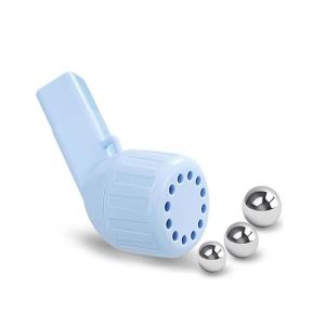 SEABABOO Flutter Respiratoire Entraîneur De Respiration Pulmonaire Avec 3 Billes D'Acier Appareil D'Élimination Du Mucus Thérapie Opep Respiratoire Aide À Éliminer Le Mucus Des Voies Respiratoires (HAIFENGZHU, neuf)