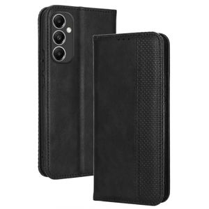 RankOne Étui Portefeuille pour Samsung Galaxy A05s (6.7" inches), Étui en Cuir À Rabat Magnétique avec Fentes pour Cartes Le Noir (Rankone, neuf)