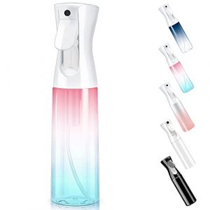 Criveple Vaporisateur Cheveux 300ML, Vaporisateur Plante, Bouteille Vide de Spray Réutilisable pour Cheveux, Vaporisateurs Vide en Continu pour Coiffeurs, Plantes, Visage (Rose Bleu) (ROYALGURU OÜ, neuf)