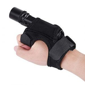 Étui de Lampe de Poche, Sacoche Torche Portable Mains Libres Étui de Lampe de Poche sur Poignet Bras Support de Lampe de Plongée sous-Marine pour Pêche Plongée Chasse (AILOVA, neuf)