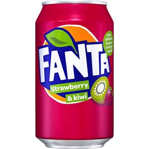 2 x 24 Fanta Strawberry & Kiwi/Fraise & Kiwi (48 x 0,33 L canettes) & FiveStar stylo gratuit (Five-Star-Trading-Holland, neuf)