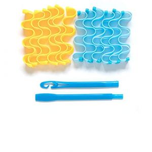 Bigoudis Cheveux,Bigoudis 12pcs 18pcs 30cm 45cm Magic Hair Rouleau bigoudis en spirale souple Curls magique Curle Bigoudi DIY cheveux Styling Outils Curl(Egg roll 50cm) (Chuyang.store, neuf)