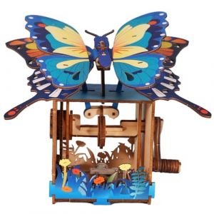 You are My Sunshine Music Box Puzzle 3D Legno per Adulti Kit Farfalla Regalo Artigianale, Decorazione CASA Idea per Natale Compleanno (Blue) (maiba, neuf)