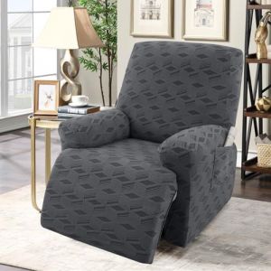 Housse de fauteuil inclinable en jacquard extensible pour fauteuils inclinables 1, 2, 3 places, protection lavable pour meubles pour Lazyboy, chaises électriques et housses de canapé adaptées aux (chaowuuk, neuf)