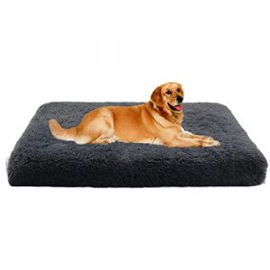 Lysong Comfy Coussin Chien,Paniers Chat Moelleux Dehoussable,Tapis Orthopédique Bon pour Articulations Mousse à Memoire de Forme,Tapis en Peluche ​pour Animaux De Compagnie(120x80cm) (Lesong EU, neuf)