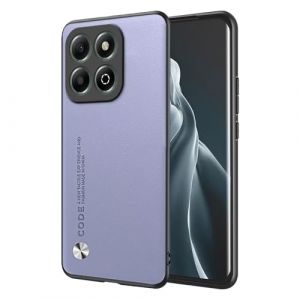 EASSGU Coque de T&eacute;l&eacute;phone pour Honor 200 Smart/Honor X7C (6.8" inches), Etui en Cuir de Style Business - Violet Clair (EASSGU, neuf)