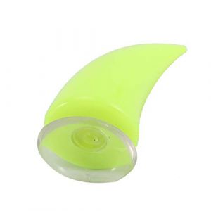 Ausla Corne de Casque de Moto, Corne du Diable en Caoutchouc, D&eacute;coration Unique pour Casques, Accessoire Polyvalent pour Motards, Taille 65 X 38 Mm (Green) (Emarten, neuf)