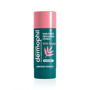 Dermophil Indien Soin Teint&eacute; Protection L&egrave;vres 4 g - Rose Poudr&eacute; (TheAltorShop, neuf)
