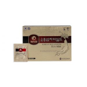 SAMSIDAE - Thé au Ginseng Rouge Coréen, Énergie, mémoire & immunité, À infuser chaud ou froid, Racines de 6 ans, Qualité Supérieure, Boîte de 50 Sachets (Ginseng Premium, neuf)