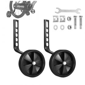 Stabilisateur Velo, 1 Paire de Petite Roue Velo Enfant Roue Stabilisatrice pour V&eacute;lo &agrave; Vitesse Unique de 12, 14, 16, 18, 20 Pouces, Universelles Roues de V&eacute;lo Stabilisateur (Sucy Prime, neuf)