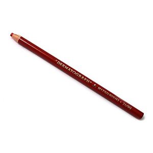 UNI-BALL Lot de 6 Crayons gras DERMATOGRAPH 7600 Multi support Taille facilitée Rouge (Stock Bureau Maison Bien-être, neuf)