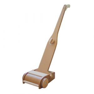 Aspirateur pour enfants, chariot de nettoyage magnétique en bois, jouet pour travaux ménagers, 2 couleurs (marron/naturel) (super-spielen, neuf)