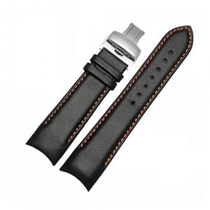 INEOUT Bracelet De Montre &Agrave; Extr&eacute;mit&eacute; Incurv&eacute;e En Cuir V&eacute;ritable, 22mm, 23mm, 24mm, Compatible Avec La Ceinture De Montre Tissot 1853 COUTURIER T035627A T035407A T035439, Bracelet For Hommes (Color : (qiqi dian, neuf)