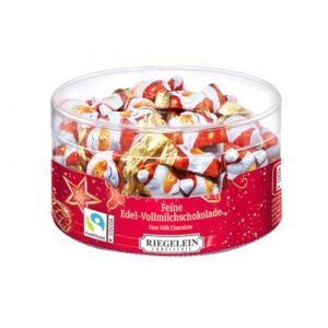 Riegelein Mini nain de No&euml;l avec 5 g par pi&egrave;ce, bo&icirc;te ronde de 400 g (KruemelEquipment, neuf)