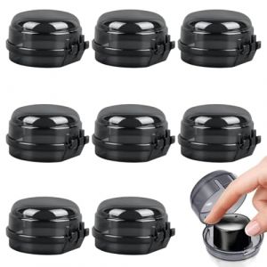 JAWUZ 8 Pièces Couverture De Bouton Pour Cuisinière,Protection Four,Protecteur Boutons De Four,Protections Pour Cuisinière à Gaz,Couverture Bouton Cuisinière,Bloc Protection Enfants(Noir) (STAR DUANYUYU, neuf)