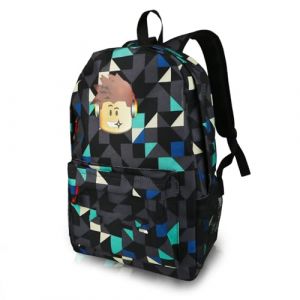 Sac &agrave; Dos Robllox, Cartable D'&eacute;Cole pour Adolescents, Cartable Primaire Rob-lx pour Enfants, Sac &agrave; Dos De Voyage Grande Capacit&eacute; 17in, pour Gar&ccedil;Ons de 3 &agrave; 12 Ans (Yoshso, neuf)