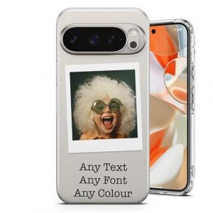 AMAZING Housse Personnalis&eacute;e pour Google Pixel 8a - Personnalisable avec Votre Nom/Photo - TPU Souple - Qualit&eacute; Premium, Design Durable Et Styl&eacute; - Photo Style Polaroid (PrintAmazing, neuf)
