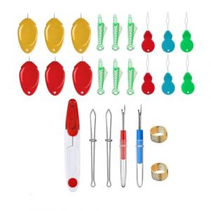 Enfile-Aiguilles, 25 pièces, Accessoires Couture Aiguilles Couture Enfile Aiguille Machine à Coudre Plastique DIY Enfile-Fil, Fil Enfile-Aiguille à Coudre, pour Coudre à Main & Quilting Craft (EUROEDI SPEDITION, neuf)