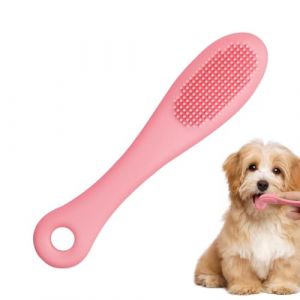 Brosse &agrave; menton pour chat - Brosse &agrave; r&eacute;curer en silicone pour chats | Nettoyeur de menton | Brosse &agrave; doigts | Brosse &agrave; dents en silicone pour animaux de compagnie | Brosse &agrave; dents pour doigt de chat | (yuxao, neuf)