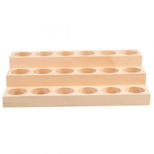 OATIPHO Présentoir à Huiles Essentielles en Bois 3 Support de Rangement pour Bouteilles Organisateur d'Huiles Essentielles Étagère Décorative Maison (Tsun Ki-sung, neuf)