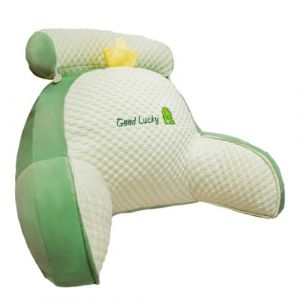 BaoT8YLu Oreiller de Lecture de lit, Repose-Dos 2 en 1 pour s'asseoir dans Le lit, Oreiller de canapé Multifonctionnel avec accoudoirs, Confort Et Ergonomie Coussin Cale Dos Canapé pour Lit Fauteuil (baihuo百货品牌店-1, neuf)
