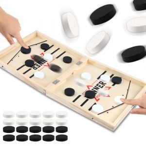 Fast Sling Puck Game, Catapult Board Game, Jeu de soci&eacute;t&eacute; Rapide Slingpuck, Jeux de soci&eacute;t&eacute; pour Deux Joueurs, Jeu de Palet &agrave; Fronde Rapide,Convient pour l'interaction Parent-Enfant (Shining brightly, neuf)