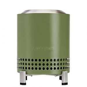 Solo Stove Brasero de Table Mesa XL | Mini cheminée d'extérieur à Faible dégagement de fumée, par des granulés ou du Bois, Acier Inoxydable, avec Support, Sac de Transport, 21,8 x 17,8 cm, 1kg, Vert (THS Store, neuf)