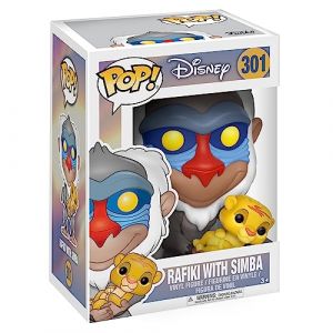 Funko Pop! Disney Lion King Rafiki With Baby Simba - The Lion King - le Roi Lion - Figurine en Vinyle &agrave; Collectionner - Id&eacute;e de Cadeau - Produits Officiels - Jouets pour les Enfants et Adultes (Fandomized FR, neuf)