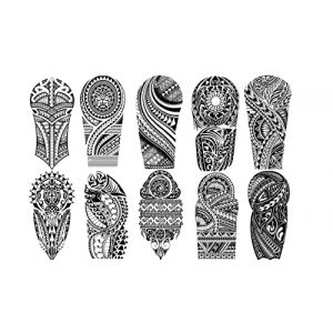 Beyond Lot de 10 feuilles de tatouages tribaux Maori pour homme (Beyond Perfection, neuf)