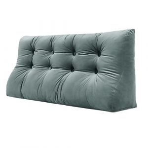 VERCART Coussin de dos de 55 cm de haut, épais, coussin de lecture avec double appuie-tête rembourré, coussin en coin, coussin pour livres, coussin de tête, coussin mural, coussin lombaire pour lit et (VerCart, neuf)