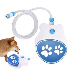 Fontaine à eau pour chien, fontaine à eau pour chien | Jouet arroseur extérieur pour chien,Arroseur de jouet d'eau pour chien, fontaine d'eau pour chien facile à activer avec tuyau souple pour grand c (mitleyan, neuf)