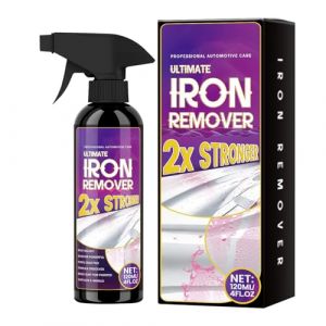 Car Iron Remover D&eacute;tachant de taches de rouille | Solution d'entretien polyvalente 120 ml pour jantes et vernis (yeofuy, neuf)