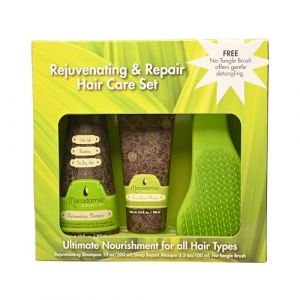 Coffret nutrition ultime shampooing & masque Macadamia Oil (Salontotal, neuf)