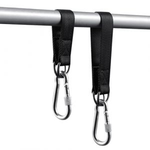 Menibeuty Lot de 2 Fixation Balancoire Exterieur, Sangle Hamac Accessoire Balancoire Exterieur avec Crochet Balancoires, Kit de Balançoires Portable en Nylon pour Suspendue Exterieurs (Menibeuty_Shop, neuf)