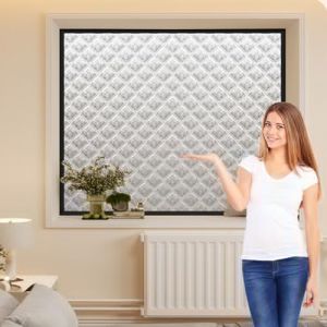 Kit D'Isolation de Fen&ecirc;tre 160 x 160 cm, Portable, &Eacute;conomie D'&Eacute;nergie, Imperm&eacute;able, Ajustable et Amovible, Survitrage Thermo Cover, avec Ruban Adh&eacute;sif pour Maison, Argent (LvLiangCuiMeiDianZiShangWuYouXianGongSi, neuf)