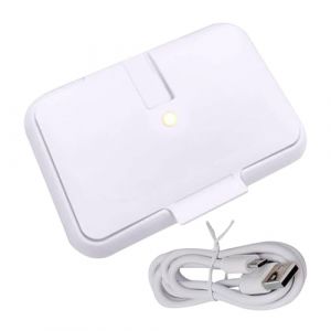 Chauffe-lingettes pour tout-petits – Distributeur de lingettes humides portable | Chauffage pour tout-petits pour lingettes humides | Chauffe-lingettes thermostatiques portables USB – Distributeur de (guronl, neuf)