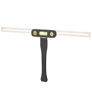 Kit de Pochoirs de Mise en Forme des Sourcils, Pochoir à Sourcils en Acier Inoxydable, Règle à Sourcils, Pochoir à Façonner les Tatouages ​​des(Ⅱ (Règle de libellule de mètre de niveau)) (Cimenn, neuf)