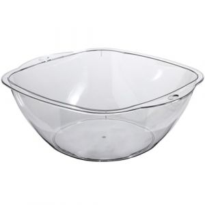 MAJORMENCH Lavabo en Plastique Transparent de Taille Moyenne, Bassine de Lavage &Eacute;paisse et R&eacute;sistante pour Salon de Beaut&eacute; et Usage Domestique, Lavabo Nettoyant Visage Polyvalent pour Soins (Sayily, neuf)