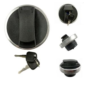 Bouchon de r&eacute;servoir de carburant Couvercle de r&eacute;servoir avec 2 cl&eacute;s pour SCANIA R/T/P/G MAN VOLVO DAF Diesel 60 mm Camion (AUTOPLAN 22, neuf)