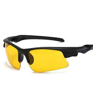 Lunettes de conduite de nuit, lunettes de vision nocturne anti-reflet pour homme et femme, lunettes de soleil polaris&eacute;es pour conduite de nuit (Gifts Mate, neuf)